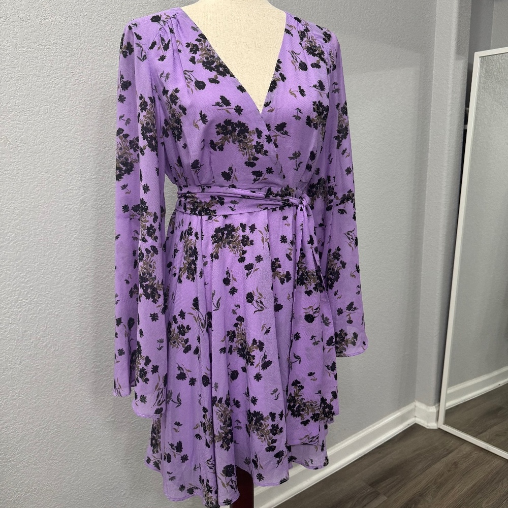 Free People Wisteria Chiffon Dress